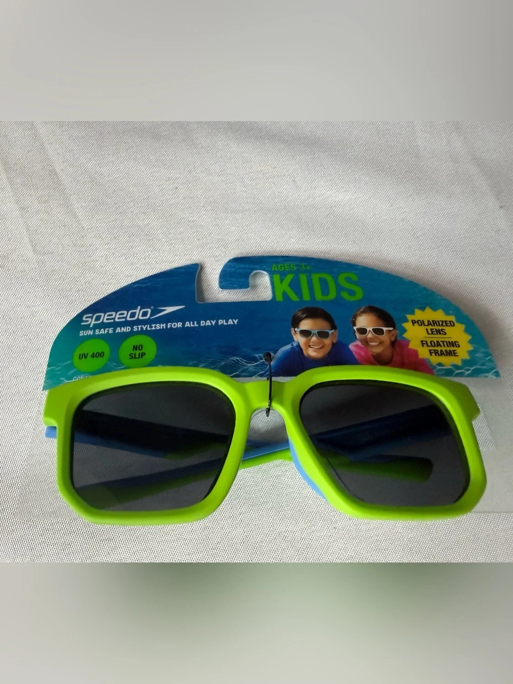 ☀️SUMMER SALE☀️Speedo Neon Green and Blue Kids Sunglasses UV ProtectantNWT